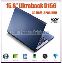 New Arrive ! 15.6 inch laptop with Intel Atom N2600 dual-core 1.86Ghz CPU,4G RAM&320G HDD,DVD-RW,WIFI&1.3M webcam and WIN7 OS