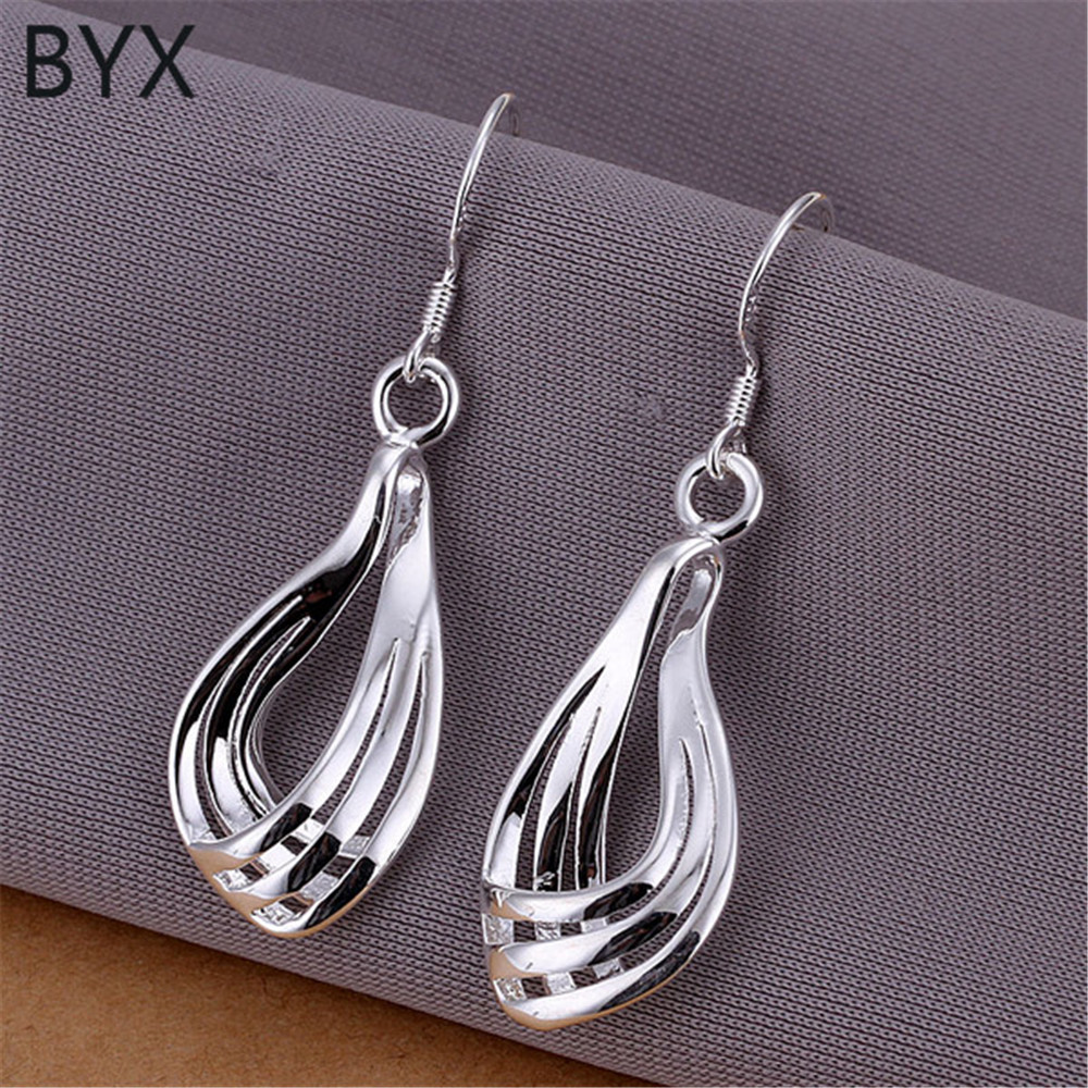 Silver plated 3 snake chain tassels linear drop earrings for women girl party fashion jewelry wholesale