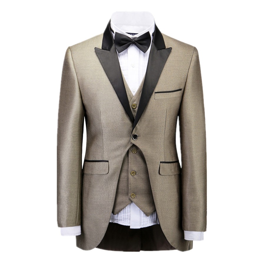 78.1 2015 Groom Tuxedos Best man Suit Wedding Groomsman Men Suits Bridegroom (Jacket+Pants+vest+bow tie) suits mens