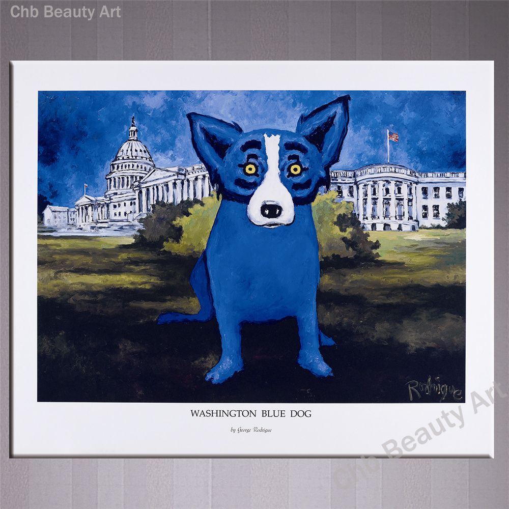 Compare Prices on Blue Dog Art Online Shopping/Buy Low Price Blue Dog