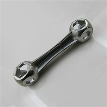 La nueva bicicleta de 10 en 1 de hueso de perro Mini Pocket llave hexagonal Multi-Tool llavero