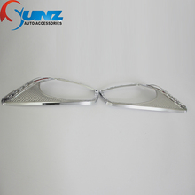 ABS Chromium Styling Chrome Headlight cover Head Lamp Rim Sticker Trim Fit For TOYOTA RAV4 2001-2005 Car Exterior Accessory