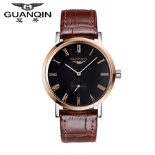 Original GUANQIN Men Watches Top Brand Luxury Automatic Mechanical Casual Leather Strap Waterproof Shockproof Men s