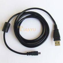 Digital camera 8P usb data cable for Nikon Coolpix S8000 S6000 S4000 S300 Sanyo