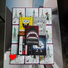 Chocolate Passport Holder ID Card Holder 3D Design PVC Leather Business Card Bag Passport Cover 14*9.6CM for travel