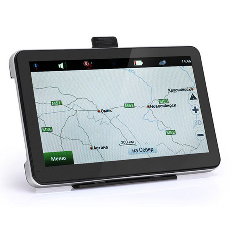 7 inch GPS navigation FM DDR128MB HD 800*480 car g...