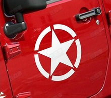The US Army Star Reflective Car Sticker Whole Body Decal for JEEP Toyota Ford Chevrolet Volkswagen