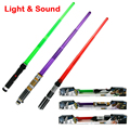 33Inch Foldable Star Wars laser sword with Sound and Light classic Star Wars lightsaber toy for