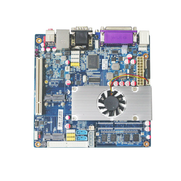 Industrial pos mini itx motherboard Atom N450 1.8G dual core four threads POS  motherboard
