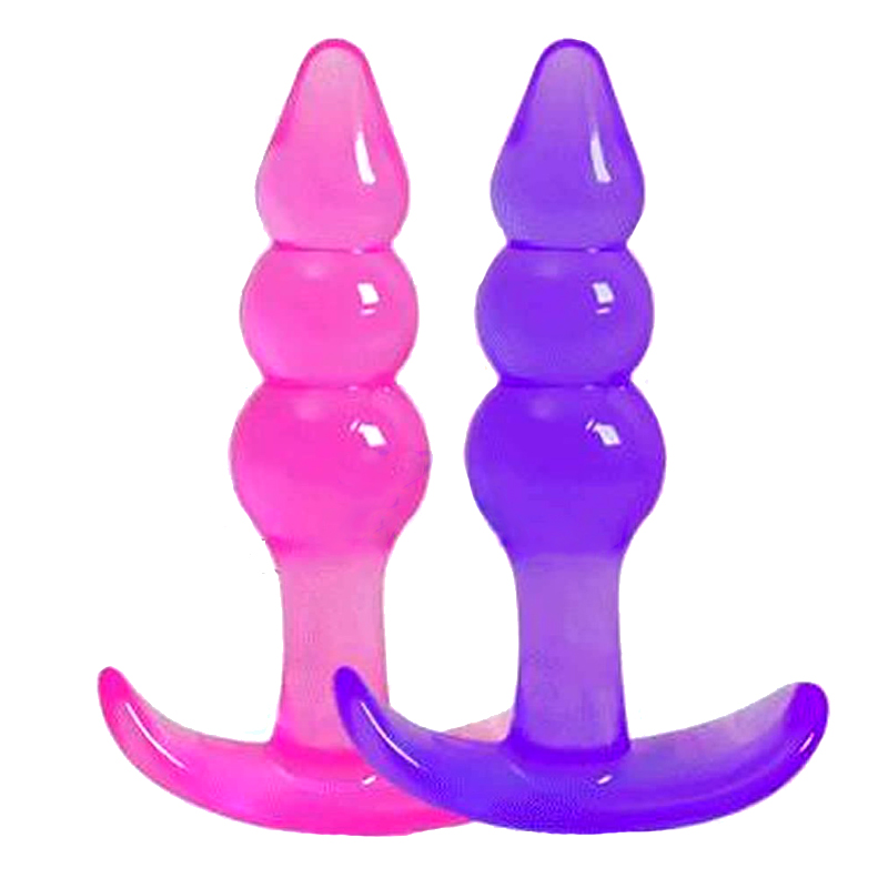 New Arrive Men Women Butt Plug Jelly Anal Toys Real Skin Feeling Adult Sex Toy Selling