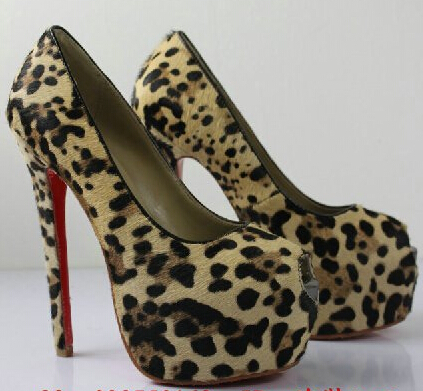 shoes sexy Picture - More Detailed Picture about Sexy leopard Red ...