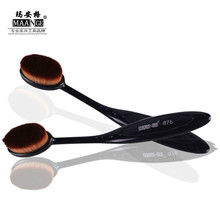 1PCS Cosmetic Makeup Face Cleanser Powder Blusher Toothbrush Curve Facial Brush Foundation Tool