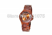 Sunray Dial Bewell Unique Design Water Proof Japan movement Wood Wooden Watch in Gift Box