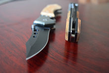 12pcs lot Oem Browning Three Eye Stainless Steel Folding Knife Camping survival tool hunting Knives wood