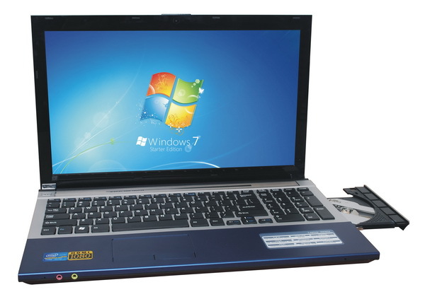 15 6 Notebook Laptop Intel Atom D2500 Dual Core 4GB 500GB DVD RW WIFI Webcam 1080P