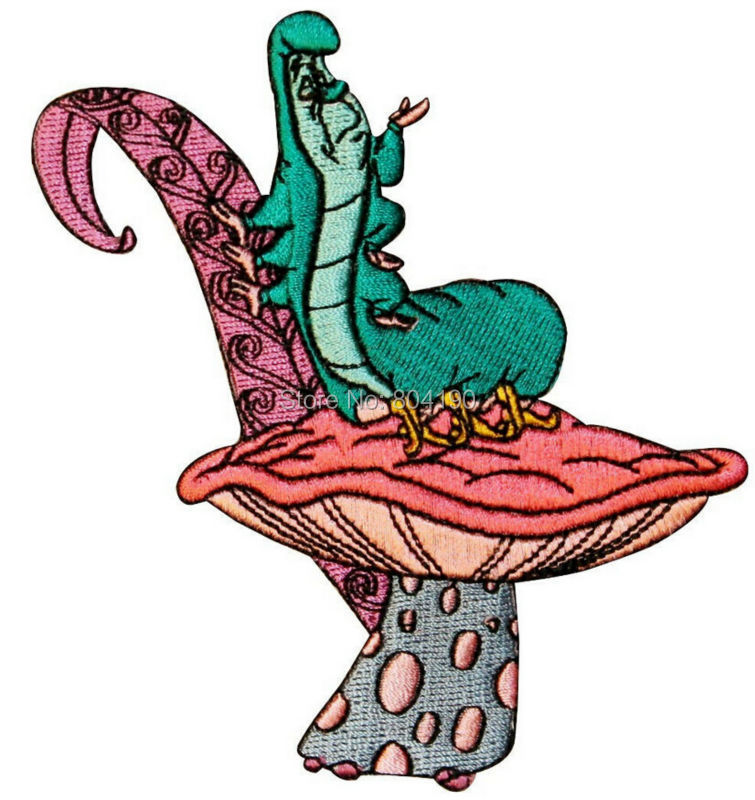 Disney Alice in Wonderland Embroidered Iron On Sew On Patch