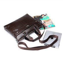 Men Bag 2015 Men s Briefcase Genuine Business Leather Shoulder Bags Quality Brand Handbags Tote Bag