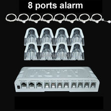 8 ports Cell Mobile phone security display alarm system with secure holder pedestal stand in handphone