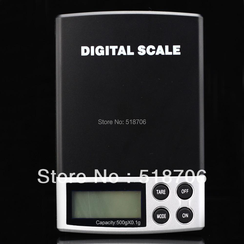Free shipping 500g x 0.1g Mini Digital Electronic Balance Jewelry Weigh Scale Balance Pocket Gram LCD Display With Retail Box