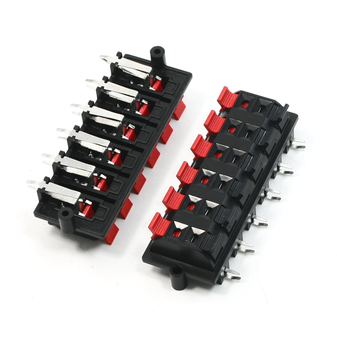 SZS Wholesale 2PCS Double Row Red Black 12 Pin 12 in Jack Speaker Terminals