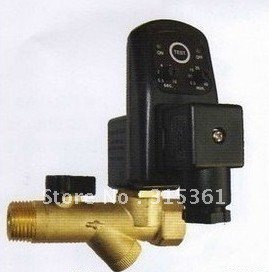 Free Shipping High Quality 1 2 Compressor Auto Condensate Drain Digital Timer Valve Solenoid DC24V AC110V