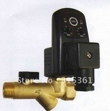 Free Shipping High Quality 1/2» Compressor Auto Condensate Drain Digital Timer Valve Solenoid DC24V AC110V or AC220V EDV-15T