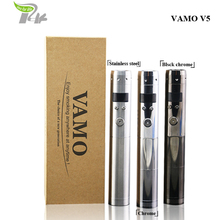 Stainless Steel Vamo V5 Electronic E Cigarette kits E cigarette Variable Voltage 18350 18650 Battery Mechanical