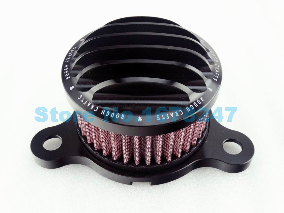 Motorcycle Black Aluminum Metal CNC Air Cleaner Intake Filter for Harley Sportster XL883 XL1200 1998 99 2010 2011 2012 2013 2014
