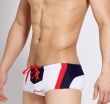 New Sexy Fashion Men s Swimming Trunks Men s Brand Swimwears Beach Surf Board Shorts High