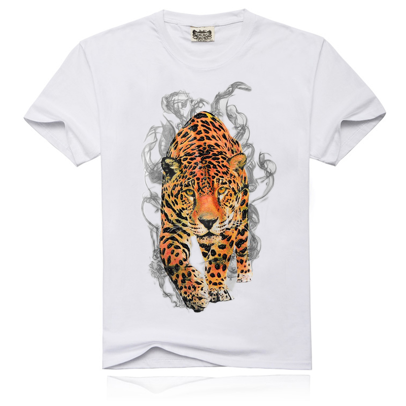 leopard print t shirts men's