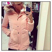 womens-winter-jackets-and-coats-Slim-Fashion-Solid-Color-Full-Sleeve-Standard-Zipper-With-Hat-Pockets