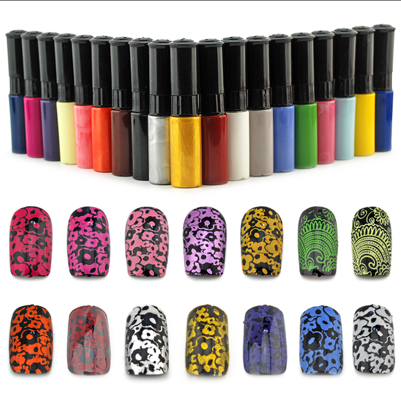 KADS Stamping nail lacquer 6Bottle/LOT Regular Nail Polish&stamp nail polish 21 color Optional More engaging 4 Seasons