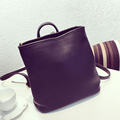 Ultra Concise Designer Small Backpack Women 2016 New Fashion Black Casual Bag Designer Simple All match