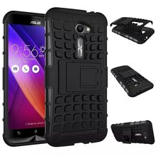 Для Asus Zenfone 2 ZE500CL чехол 5.0 дюймов высокое качество гибридный подставка прочная резиновая броня жесткий PC + TPU функцией стенд чехол чехол