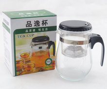 Wholesale Drinkware 500ml Heat Resistant Glass Tea Pot Flower TeaSet Teapot High quality Convenient Office Tea