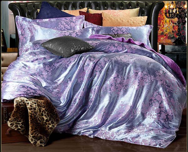 2015 Winter Luxury silk Jacquard beddings home textile