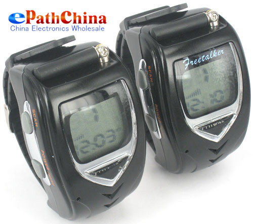 Pair Two Way Radio Watch Intercom Digital Mobile Walkie Talkie Wrist Watch Backlit Interphone Transceiver