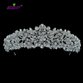 High Quality Crystal Noble Flower Bridal Tiaras Crowns Headbands Wedding Jewelry Hair Accessories Women Brand Free