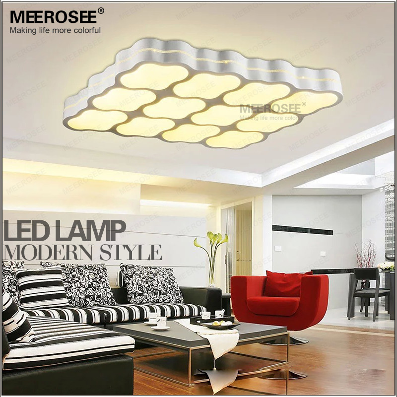 Contemporary LED Ceiling Light White Acrylic plafond Square LED Ceiling light lustre for Foyer Bedroom 100% quality assurance