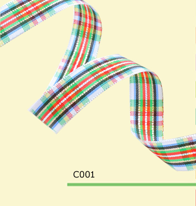 100yards roll 3 8 Inch England font b Tartan b font Ribbon