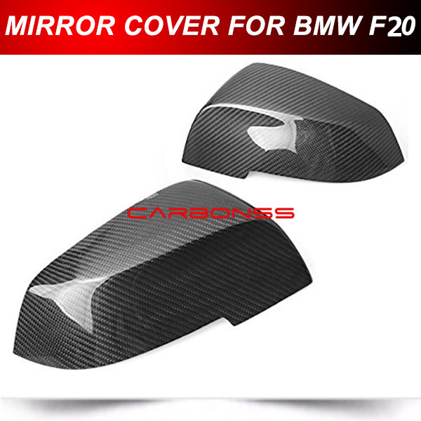 Carbon Fiber Rearview Mirror Cover Direct Replacement For 2012-2014 BMW F30/F31 3-Series 320i 328i