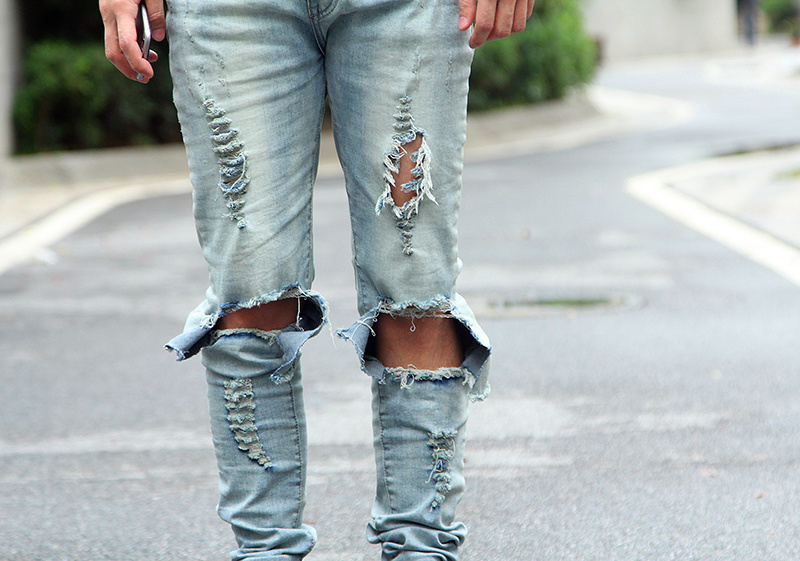 full damage jeans for mens