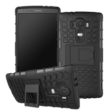 Fashion Heavy Duty Armor For LG G4 Shockproof Protection Stand TPU PC For LG G4 Case
