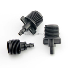 
free shipping male connector garden water connector lawn greenhouse Capillary Micro sprinkler drip irrigation watering tool