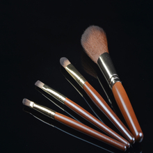 4pcs/set wooden handle brush Foundation Makeup Tool Free Shipping