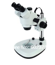 Envío gratis! 7x-45x pilar Sector Base 92 unids LED microscopio estéreo del zumbido