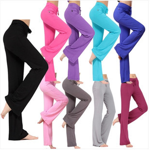 2015 Fashion Girl Women s Summer Autumn Drawstring Exercise Pants New Solid Tai Chi Square Dance