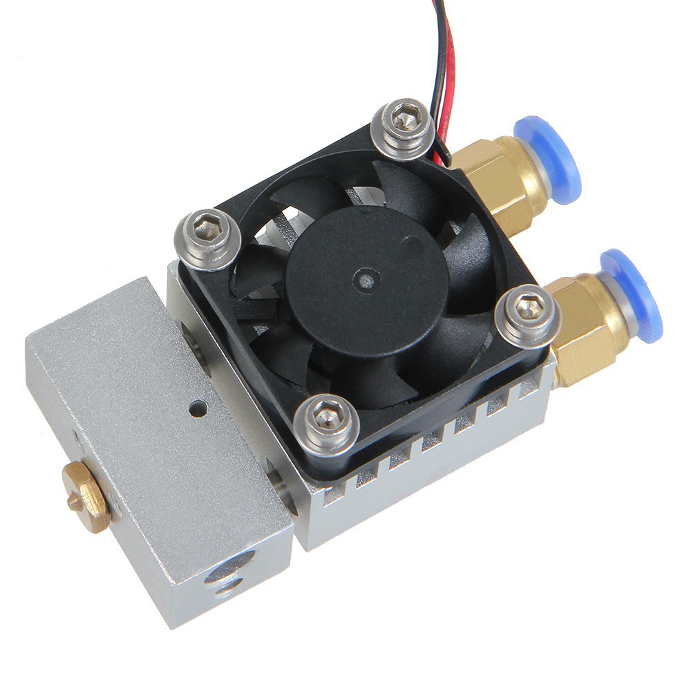 0 3 0 35 0 4 0 5MM Dual Head Dual Nozzles MK8 Extruder for