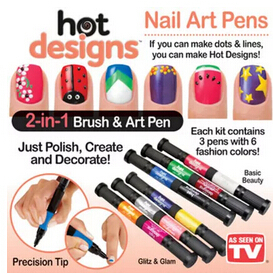 3pcs/set High Quality Hot Sale Design Nail Art Pen...