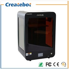 2016 Newest Black Printing Speed80-250mm/s Createbot MAX Model 3D Printer with Dual Nozzle and Touchscreen 3D Printer in Advance